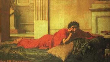 約翰 威廉姆 沃特豪斯 The Remorse of Nero after the Murder of his Mother